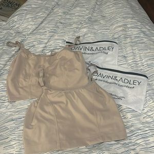 Davin & Adley Nursing/Pumping Cami 2.0 neutral 2-pack